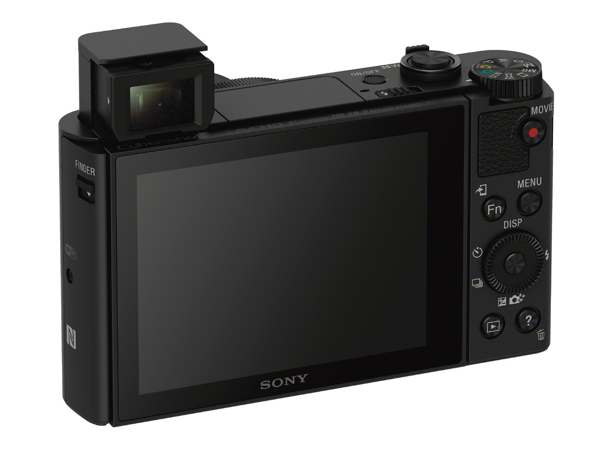 SONY Cyber-shot DSC-HX90 Zeiss NFC Digitalkamera Schwarz, 30x opt. Zoom, TFT-LCD, Xtra Fine, WLAN