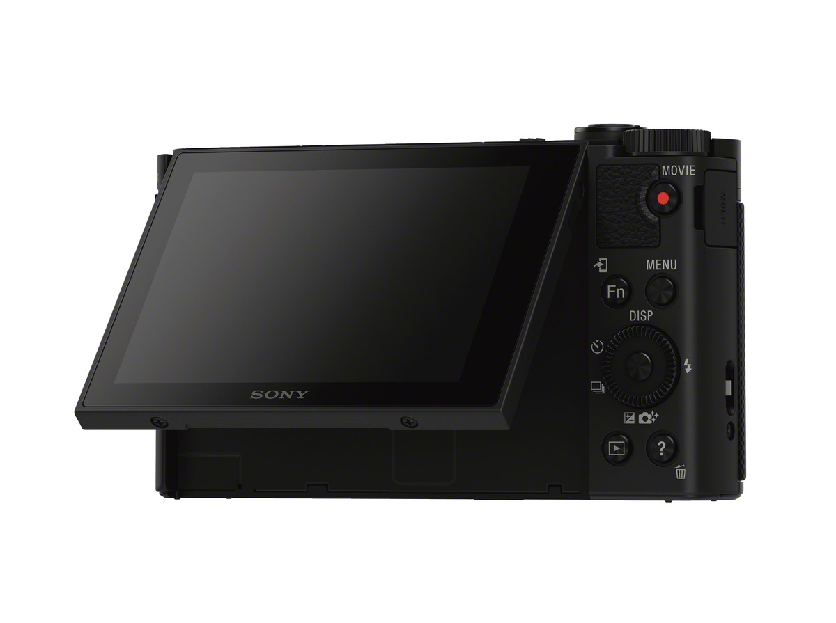 Xtra Fine, WLAN Cyber-shot Digitalkamera Zoom, , NFC TFT-LCD, 30x SONY Schwarz, opt. DSC-HX90 Zeiss