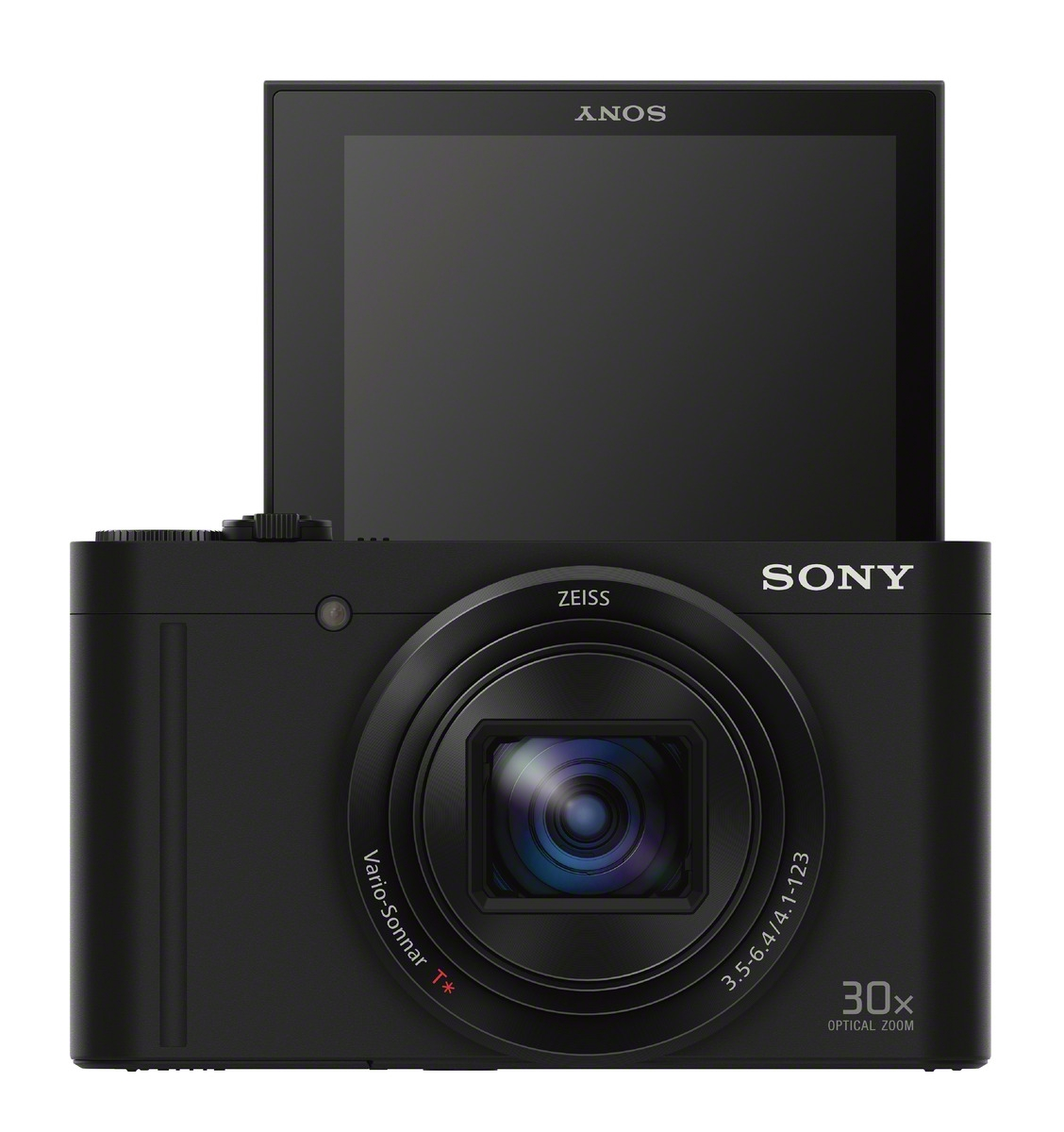SONY Cyber-shot DSC-WX500 Zeiss NFC Digitalkamera Schwarz, 30x opt. Zoom, TFT-LCD, Xtra Fine, WLAN