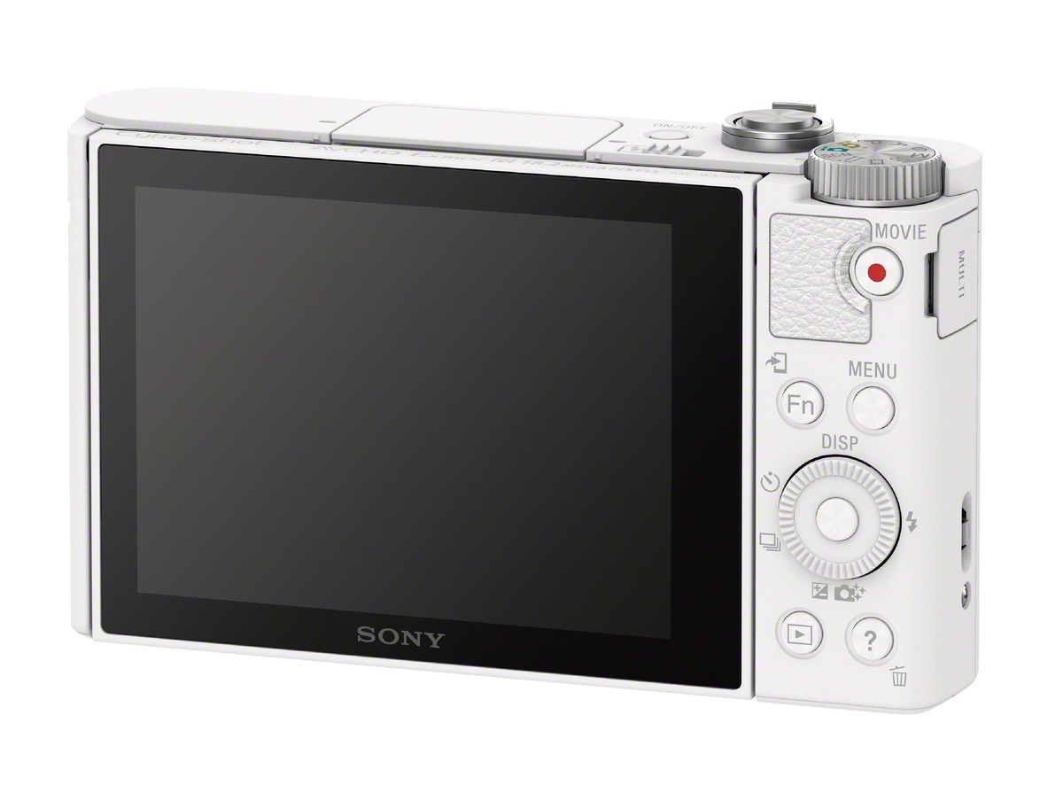 SONY Cyber-shot DSC-WX500 Zeiss NFC Digitalkamera Weiß, 30x opt. Zoom, TFT-LCD, Xtra Fine, WLAN