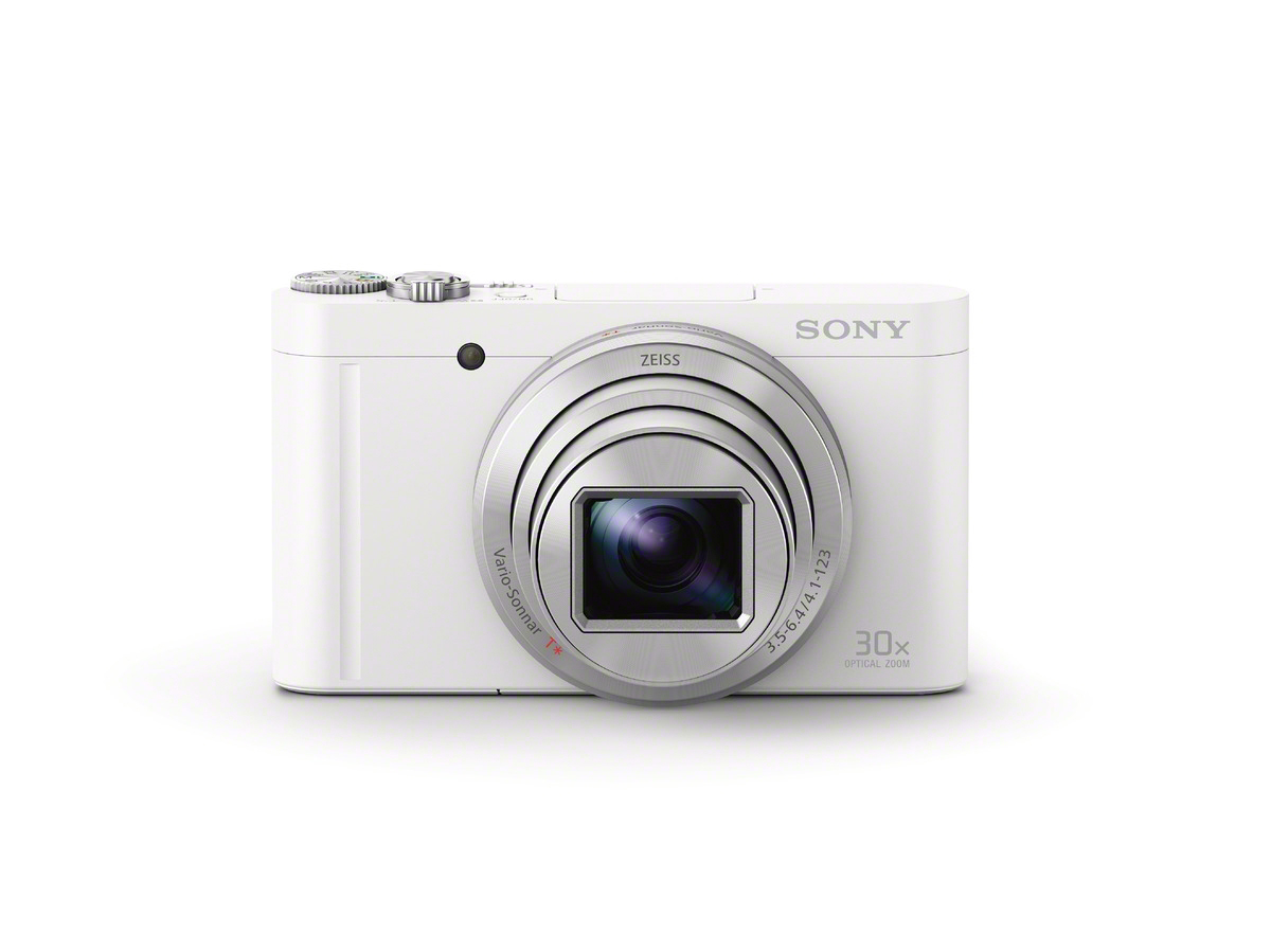 SONY Cyber-shot DSC-WX500 Zeiss NFC Digitalkamera Weiß, 30x opt. Zoom, TFT-LCD, Xtra Fine, WLAN
