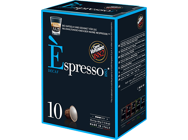 CAFFE VERGNANO Espresso Decaffeinato Kaffeekapseln (Nespresso) Espresso
