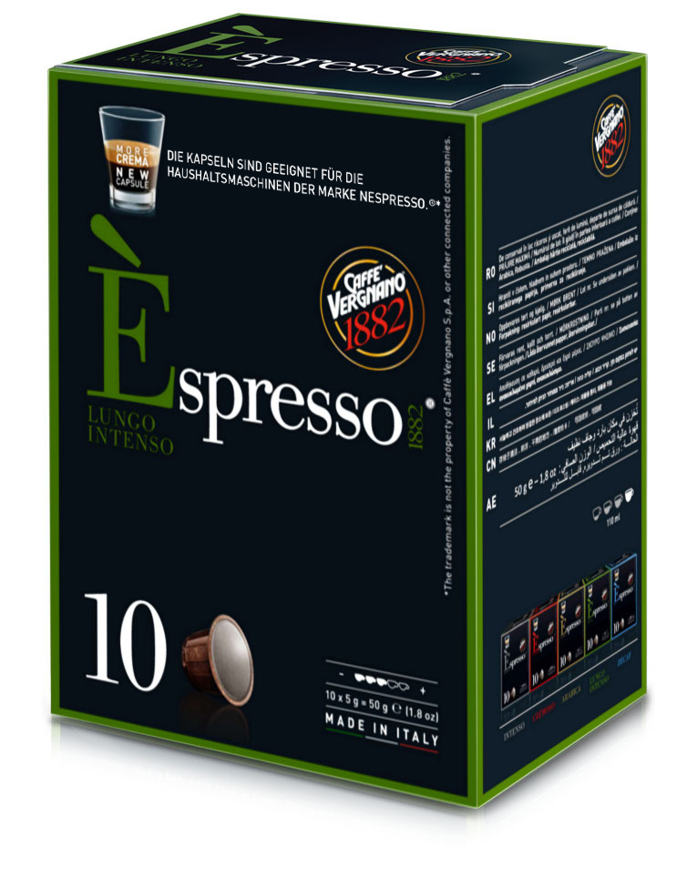 CAFFE VERGNANO Espresso Lungo Intenso Kaffeekapseln (Nespresso)