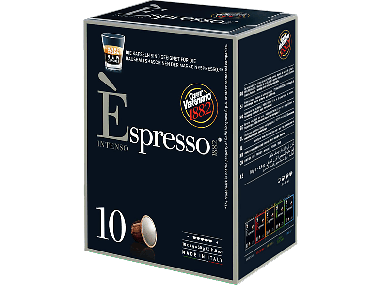 CAFFE VERGNANO Espresso Intenso Kaffeekapseln (Nespresso) Intenso
