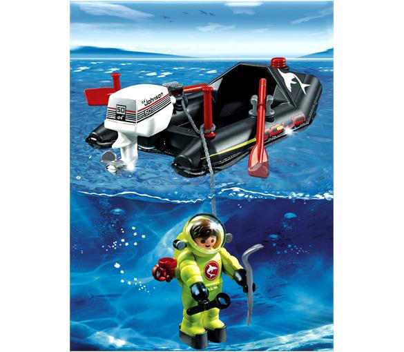PLAYMOBIL Bot ve Dalgıç