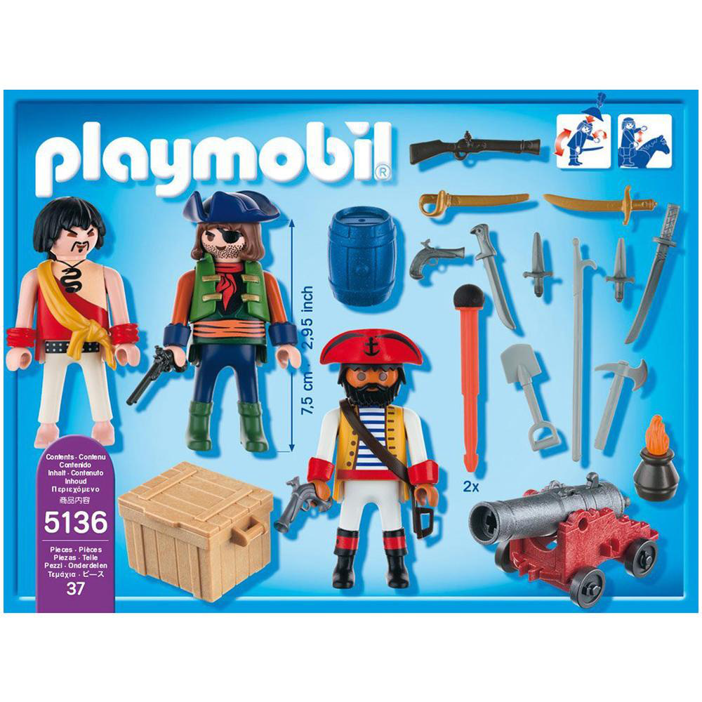 PLAYMOBIL Korsan Gemi Komutanı ve Silahlar