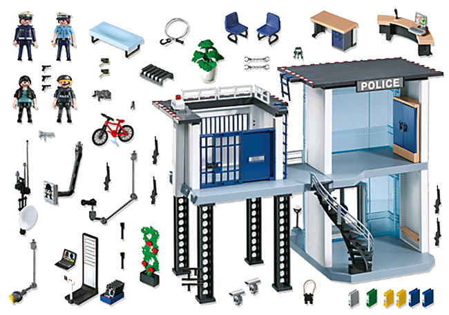 PLAYMOBIL Alarm Sistemi İle Polis Merkezi