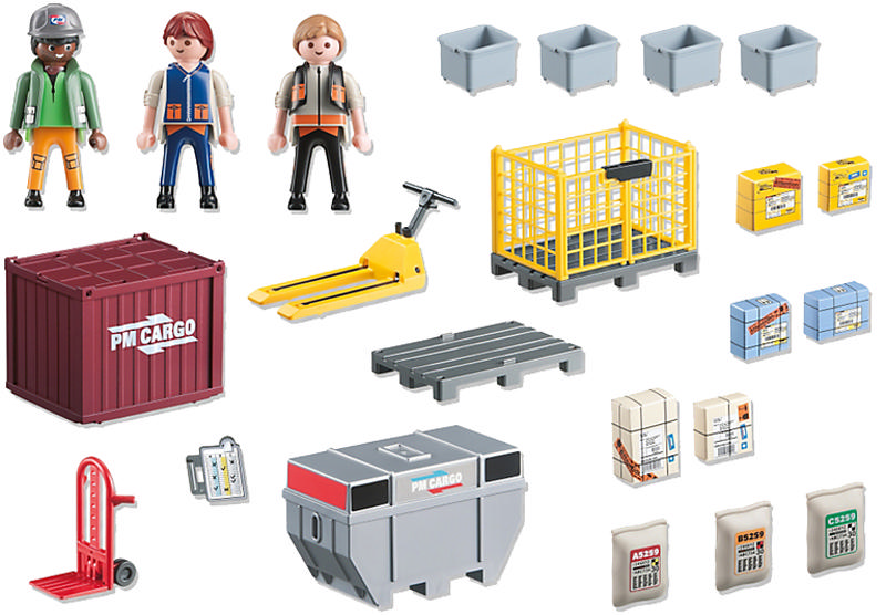 PLAYMOBIL Kargo Yükleme Ekibi