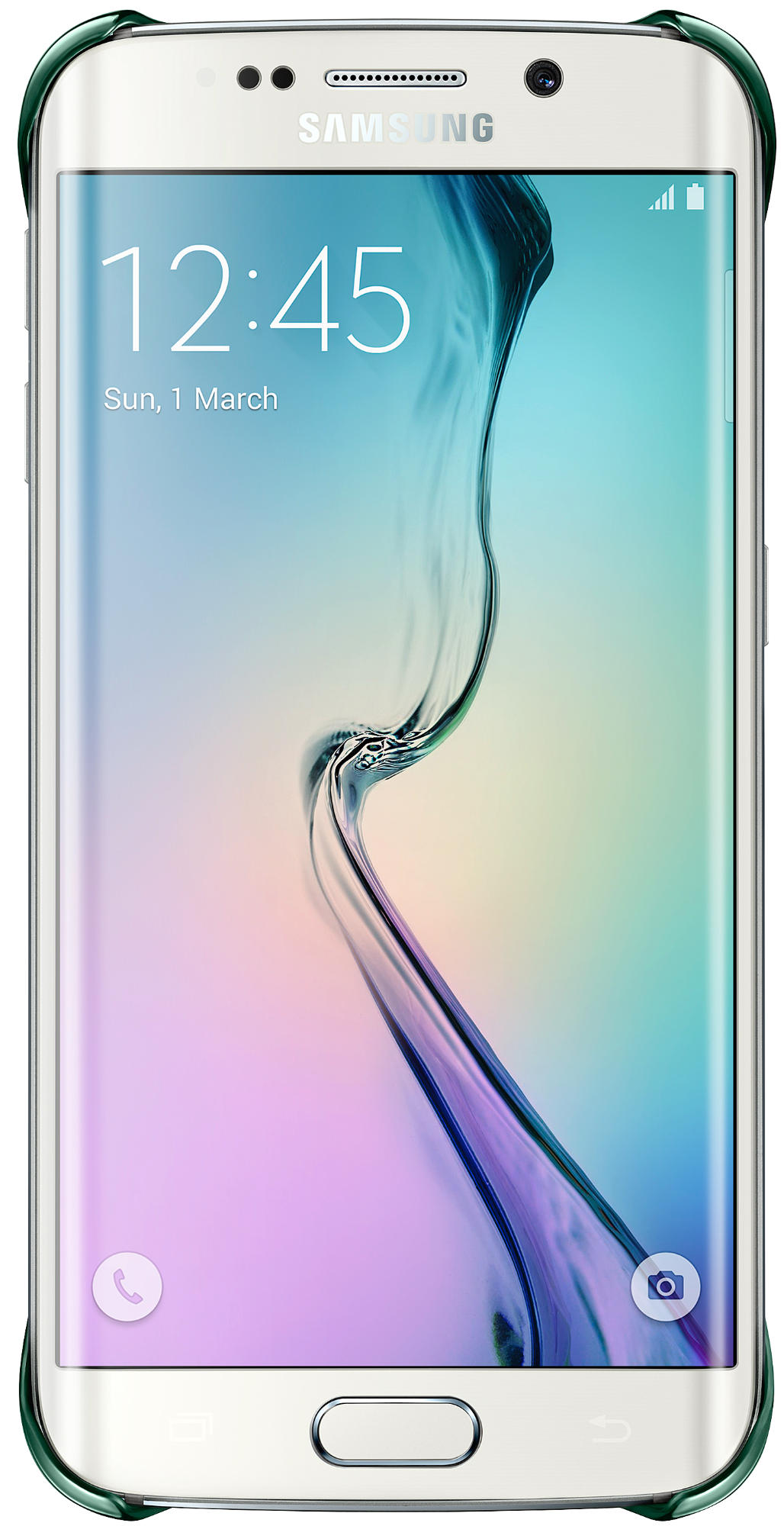 SAMSUNG EF-QG925BGEGWW ClearCover - Smartphonetasche (Passend für Modell: Samsung Galaxy S6 edge)