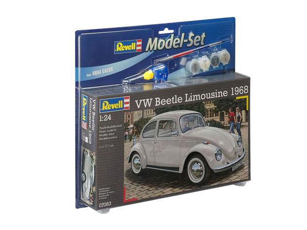 REVELL 67083 VW Silber Limousine Beetle 68
