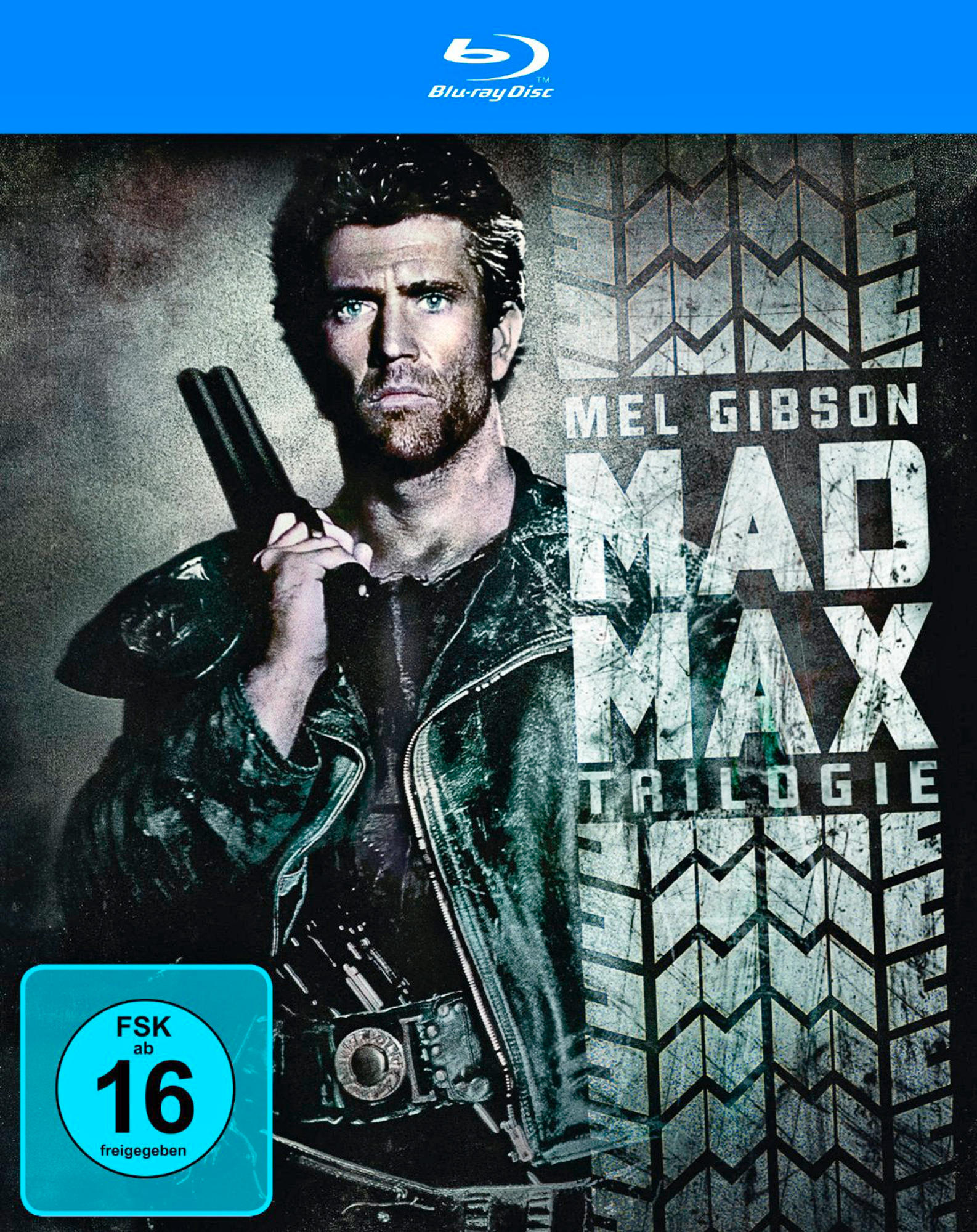 Blu-ray-Cover mit Mel Gibson, der eine Schrotflinte hält, dem Filmtitel und der Bewertung.