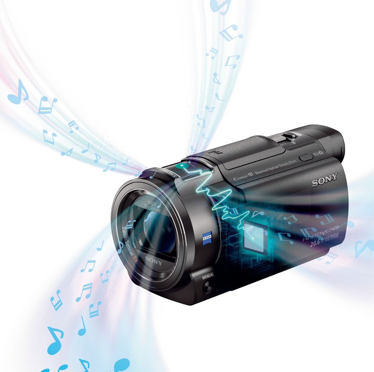 SONY 4K ビデオカメラ ZEISSレンズ SONY FDR-AX33 Zeiss Camcorder 8,29 Megapixel, 10xopt. Zoom