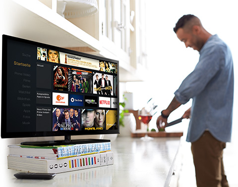 KINDLE Fire TV Stick Multimediaplayer 8 GB, Schwarz