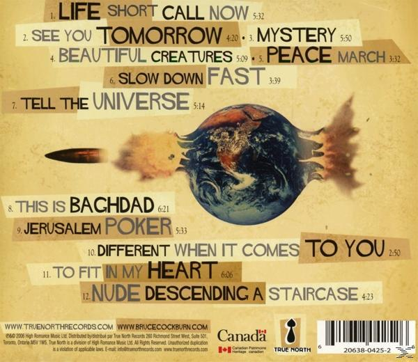 Bruce Cockburn - Life short call now  - (CD)