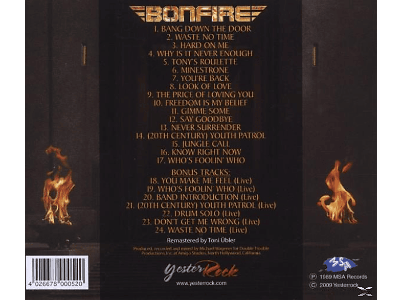 Thumbnail - Bonfire - Point Blank (CD)