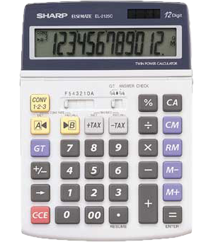 SHARP EL 2125 C számológép