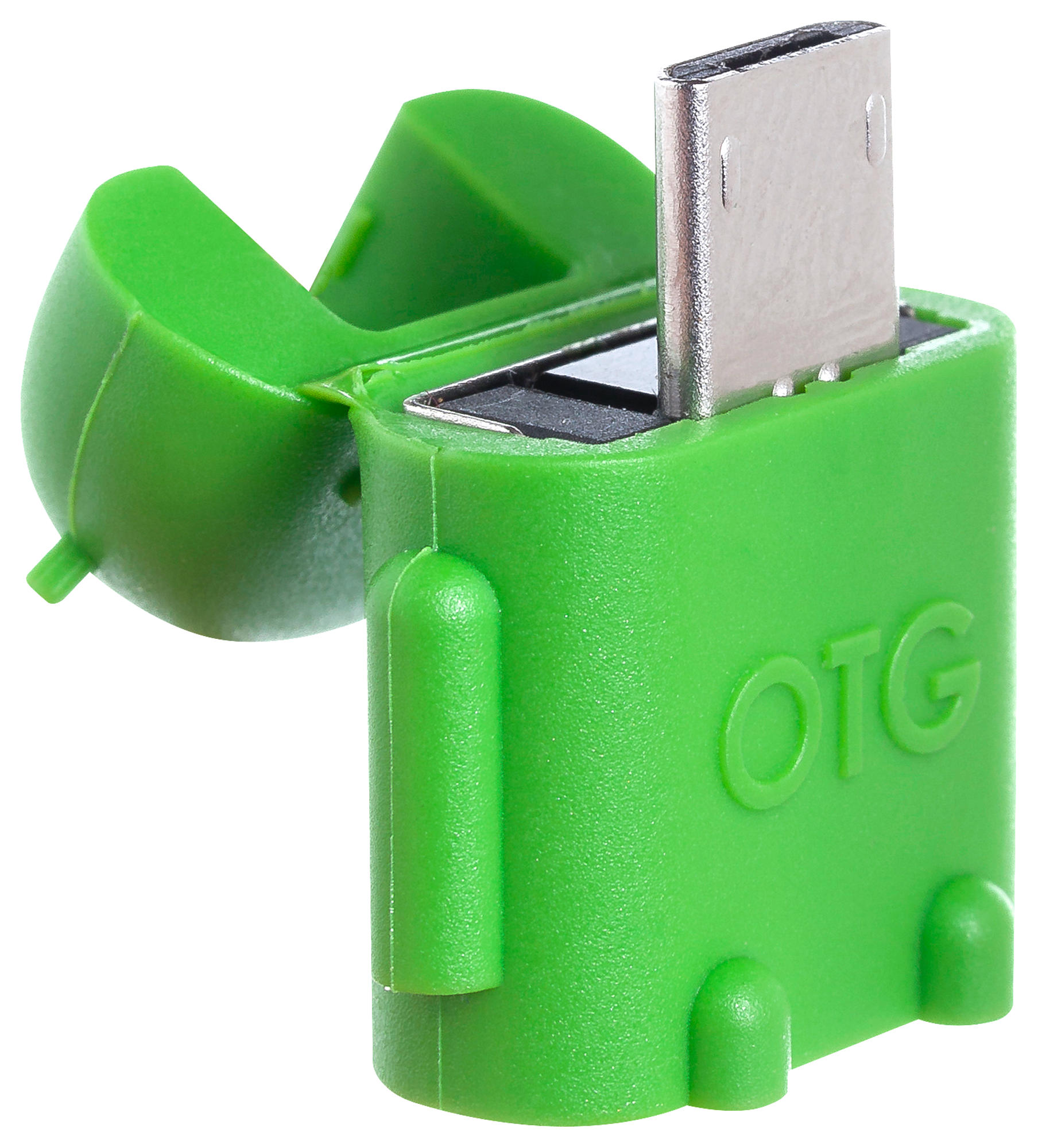 Adaptador OTG USB-MicroUSB - PNY OTG-A2G-EF, para Android, verde
