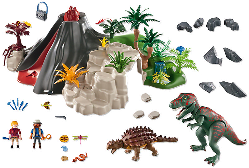 PLAYMOBIL Yanardağ ile Dinozor