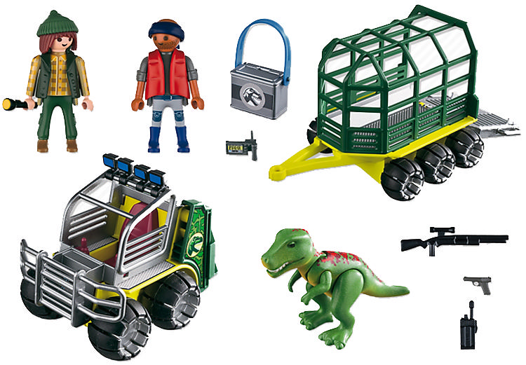 PLAYMOBIL Taşıma Aracı ile Yavru T-Rex