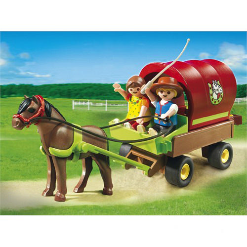 PLAYMOBIL Çocukların Midilli Arabası