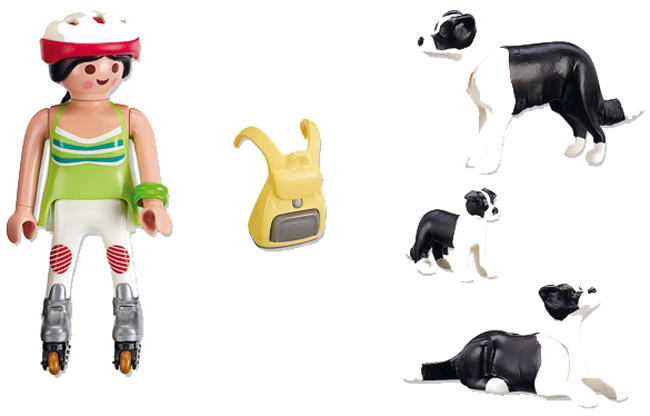 PLAYMOBIL Border Colliens Köpeği İle Yavrusu