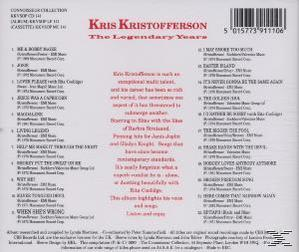 Kris Kristofferson - The Legendary Years  - (CD)