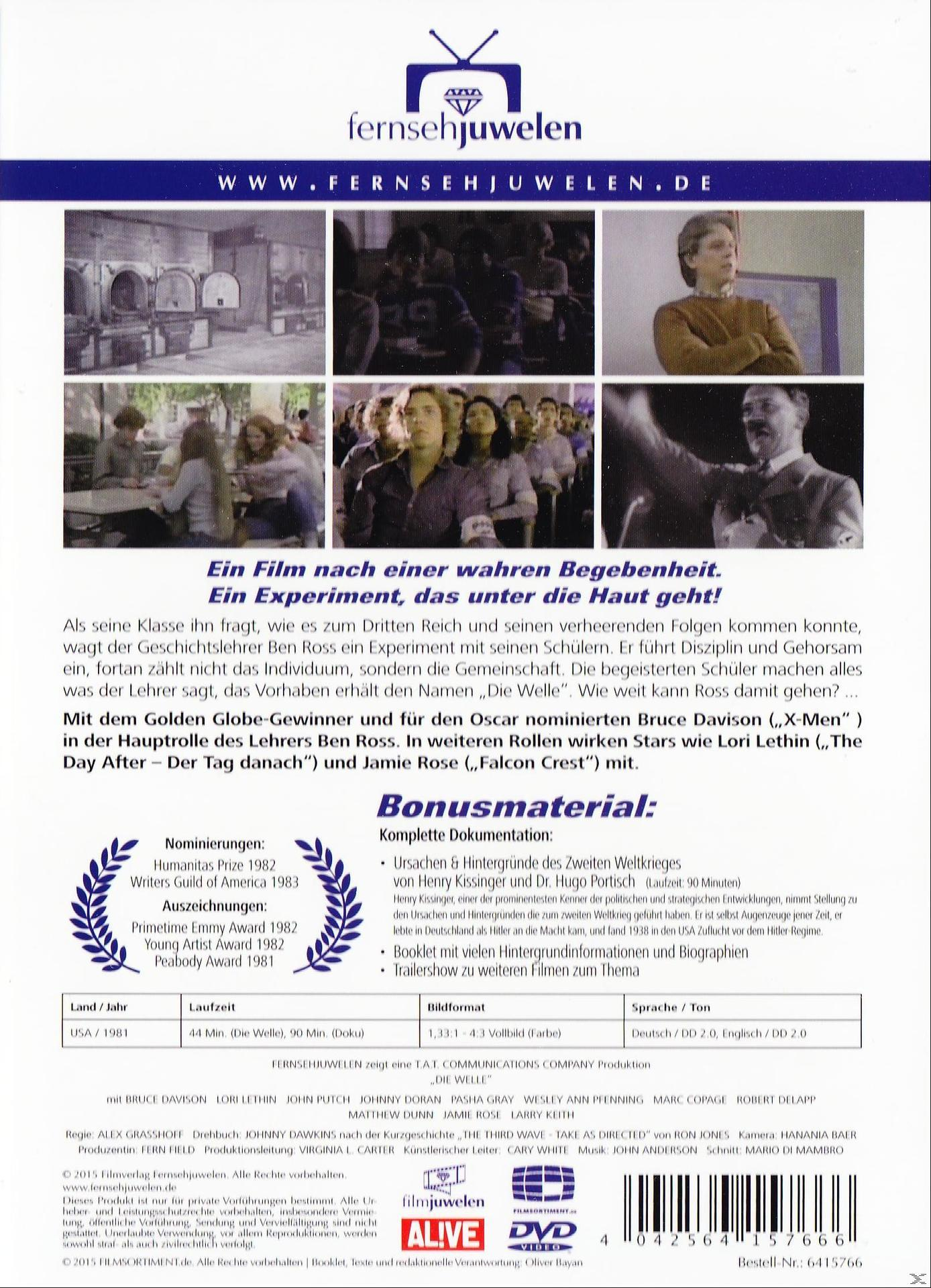 DVD-Cover mit verschiedenen Bildern und Text auf Deutsch, mit einem Filmstreifen an der Seite.