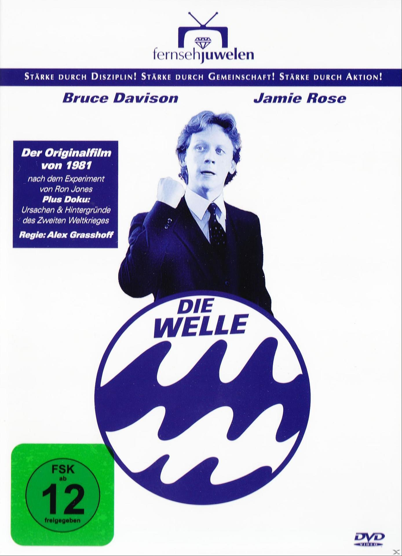 DVD-Cover für den Film 'Die Welle'. Mit Bruce Davison und Jamie Rose.