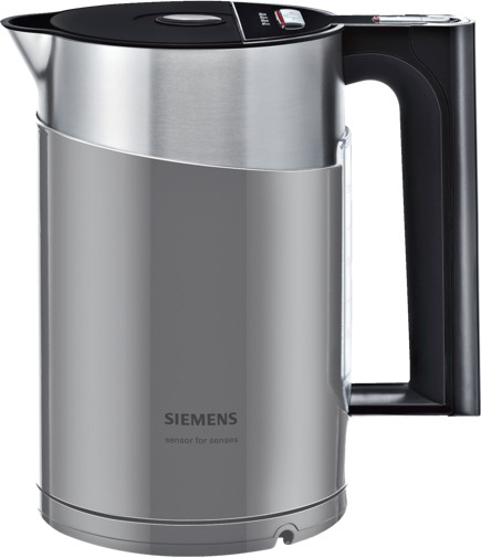 SIEMENS TW 86105 P Sensor for Senses Urban Grey Wasserkocher (Grau, Edelstahl, 1.5 Liter, 2400 Watt)