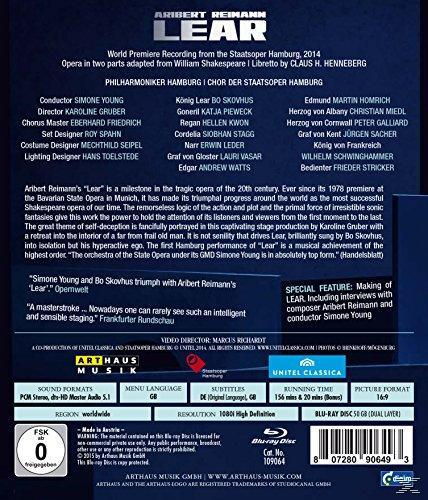Bo Skovhus, Katja Pieweck, Hellen Kwon, Siobhan St - Reimann: Lear  - (Blu-ray)