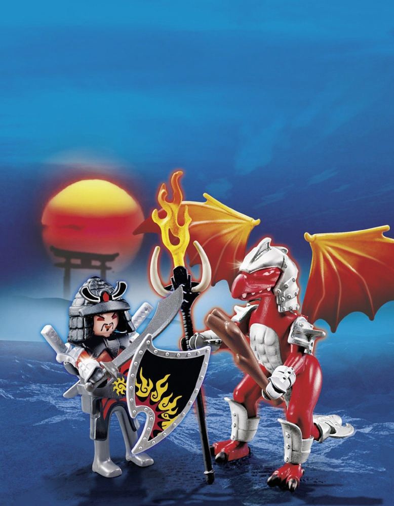 PLAYMOBIL Savaşçı ile Ejder ve Ateş