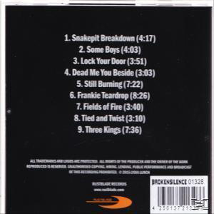 Eine CD-Rückseite mit Titelliste. Das Label ist "Austroblade Records".