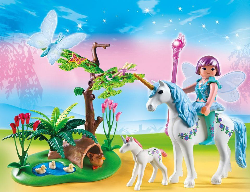 PLAYMOBIL Unicorn ve Peri Doğada