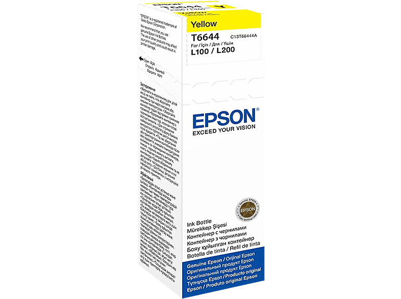 EPSON T6644 sárga eredeti tintapatron utántöltő tartály (70 ml)