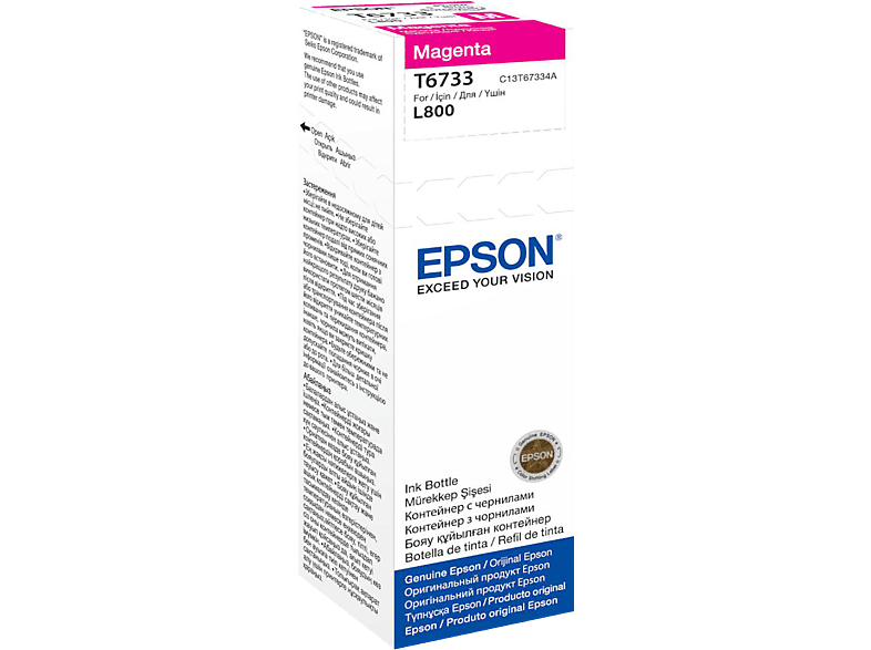 EPSON T6733 magenta eredeti tintapatron utántöltő tartály (70 ml)