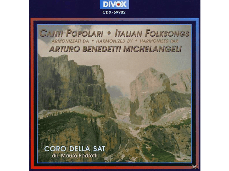 Pedrotti Coro Della Sat & Mauro 19 Italienische Volkslieder (CD