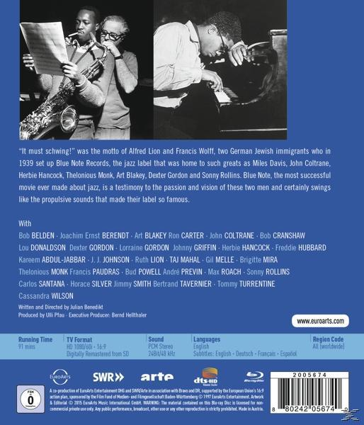 Blue (Blu-ray) Note - Coltrane/Blakey/Mahal/Santana/+ -