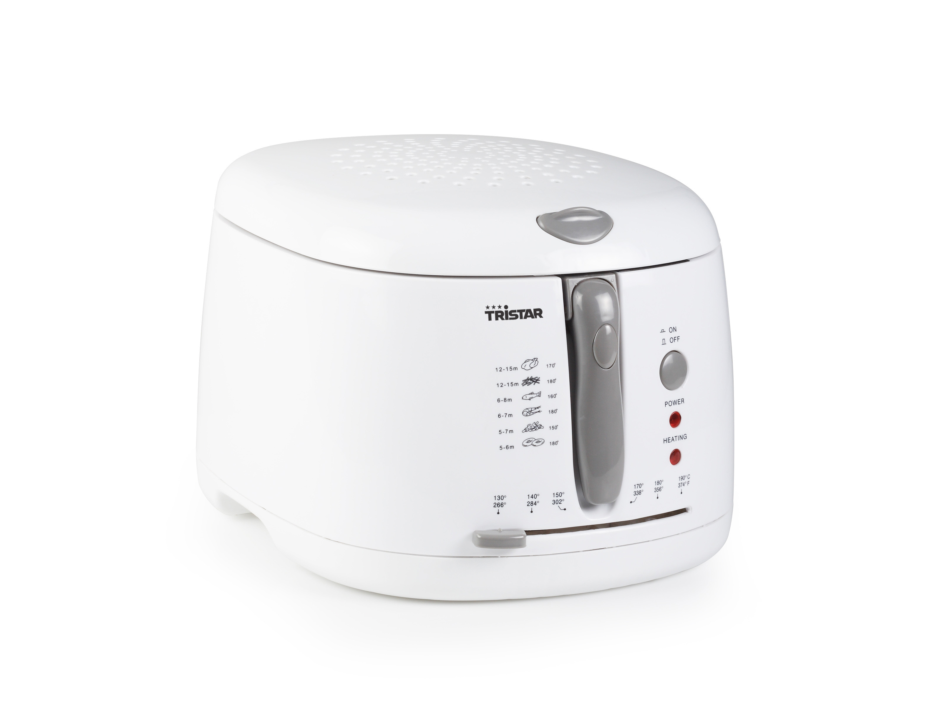 TRISTAR FR-6904 Friteuse (2,5 l, 1600 Watt, Weiß)