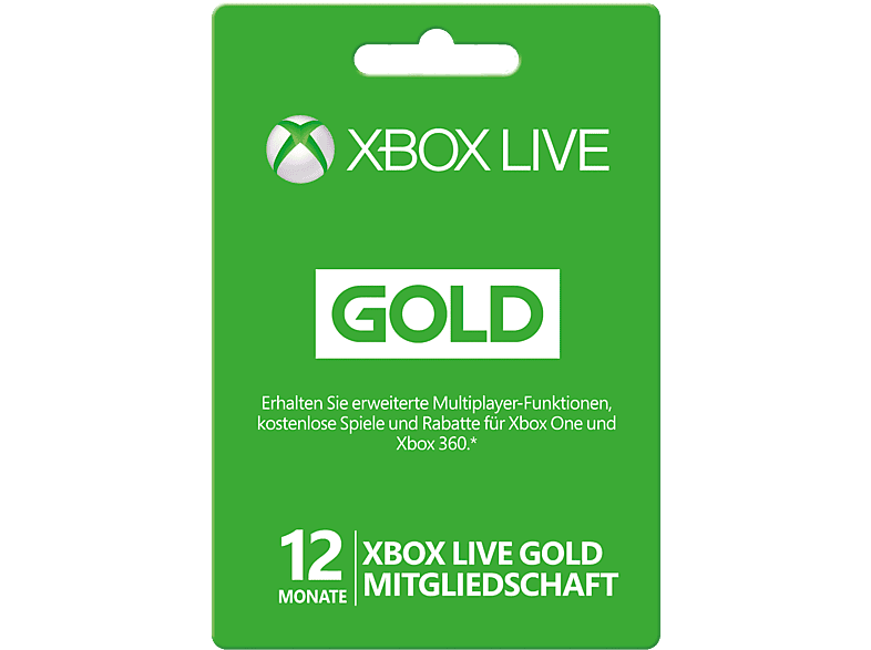 Xbox live gold 3 monate saturn