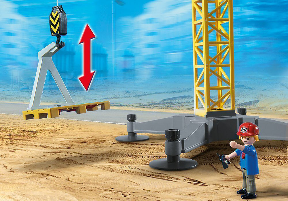 PLAYMOBIL Uzaktan Kumandalı Kule Vinç