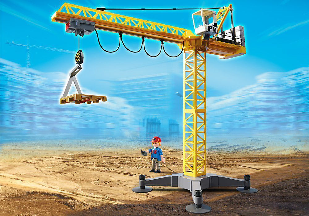 PLAYMOBIL Uzaktan Kumandalı Kule Vinç