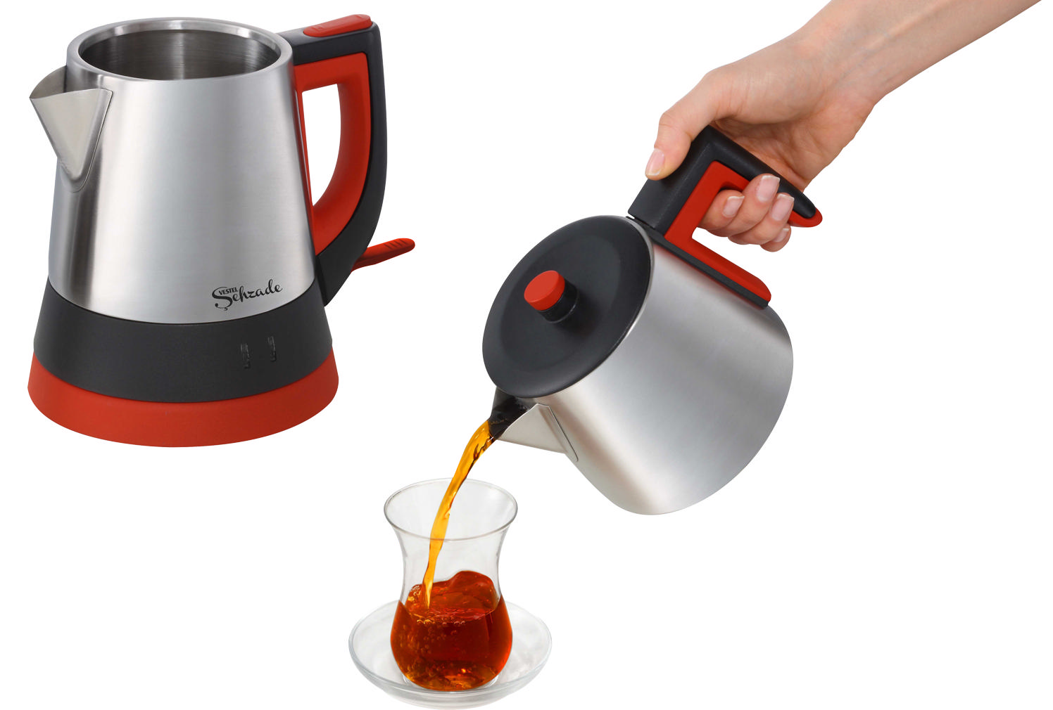 VESTEL Şehzade 1800 W Inox Çay Makinesi