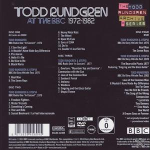 CD-Cover für Todd Rundgren at the BBC. Weißer Text auf schwarzem Hintergrund.