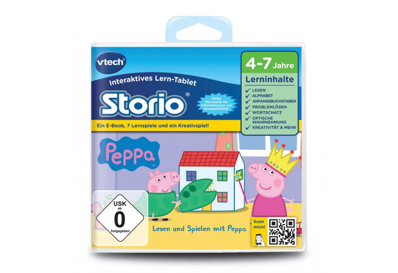 VTECH 80-233404 Storio 2 + 3 - Peppa Wutz, Mehrfarbig