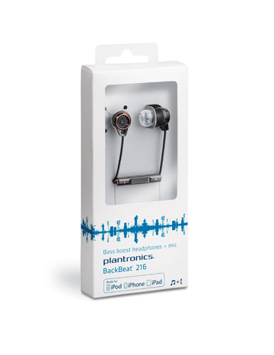 PLANTRONICS BackBeat 216 Mikrofonlu Kulakiçi Kulaklık Siyah