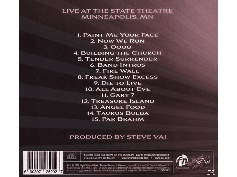 Thumbnail - Steve Vai - Where The Wild Things Are (CD)