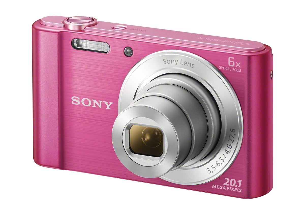 SONY Cyber-shot DSC-W810 Digitalkamera Pink, 6x opt. Zoom, TFT-LCD