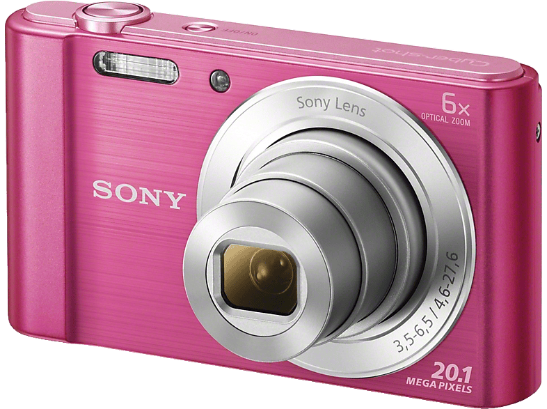 SONY Cyber-shot DSC-W810 Digitalkamera Pink, 6x opt. Zoom, TFT-LCD