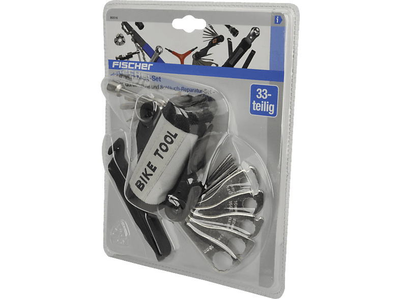FISCHER 85516 FALTWERKZEUG TASCHE + FLICKZEUG 33TLG Faltwerkzeug