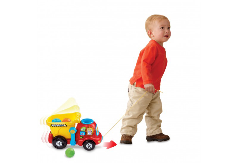 VTECH 80-166504 Bunter Kipplaster, Mehrfarbig